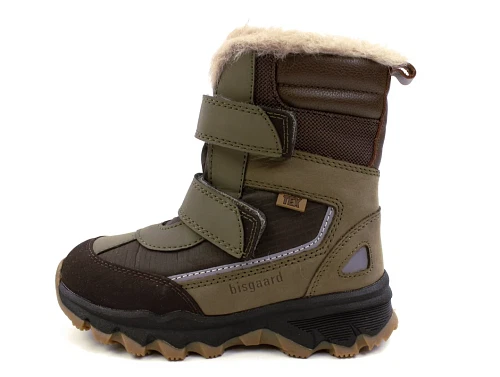 Bisgaard army vinterstøvle Eddie med velcro og TEX